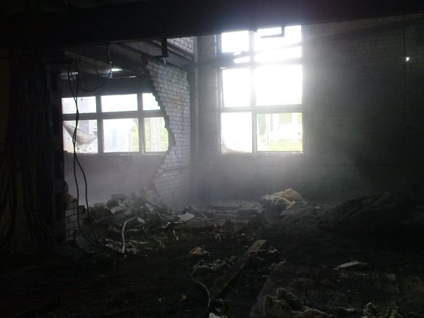 Заброшенный завод в пригороде Петрозаводска 